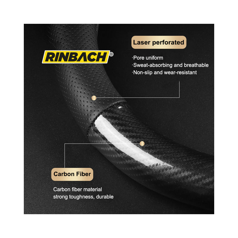 Funda Cubre Volante Fibra De Carbono Peugeot Rifter 2024 Dd