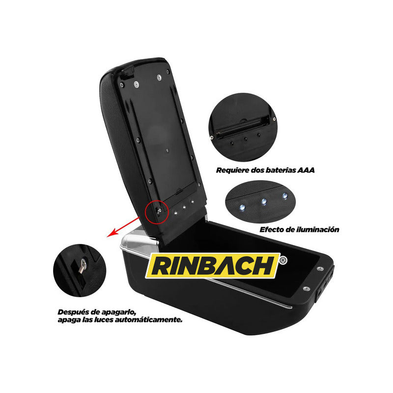 Consola Reposabrazos Adaptable Para Romeo Stelvio T 2019