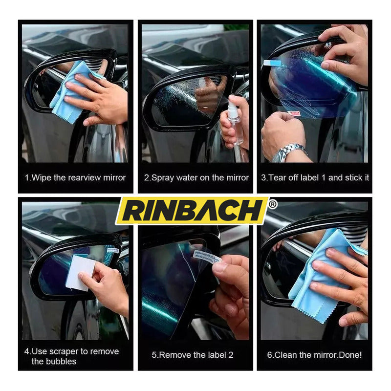 Mica Antiempañamiento Espejo Nissan Sentra 2018 4pzs