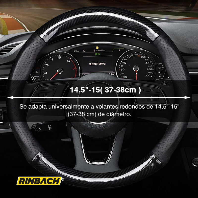 Cubre Volante Funda Fibra Carbono Seat Ibiza Tdi 2015