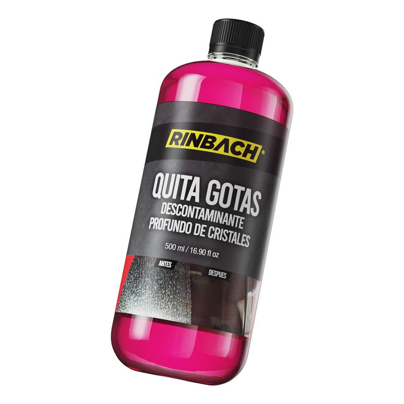 Quita Gotas Descontaminante Vidrios Rinbach® 500ml Envío