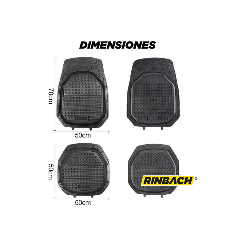 Kit Tapetes Suzuki Vitara 2017 Charola Plata