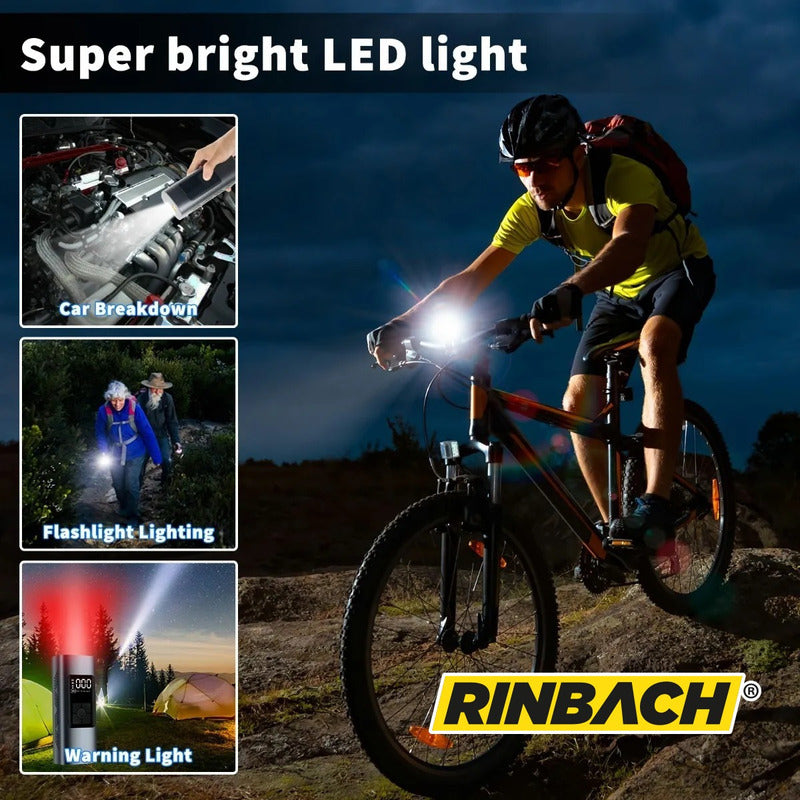 Bomba Inflador Aire Llanta Compatible West Biking