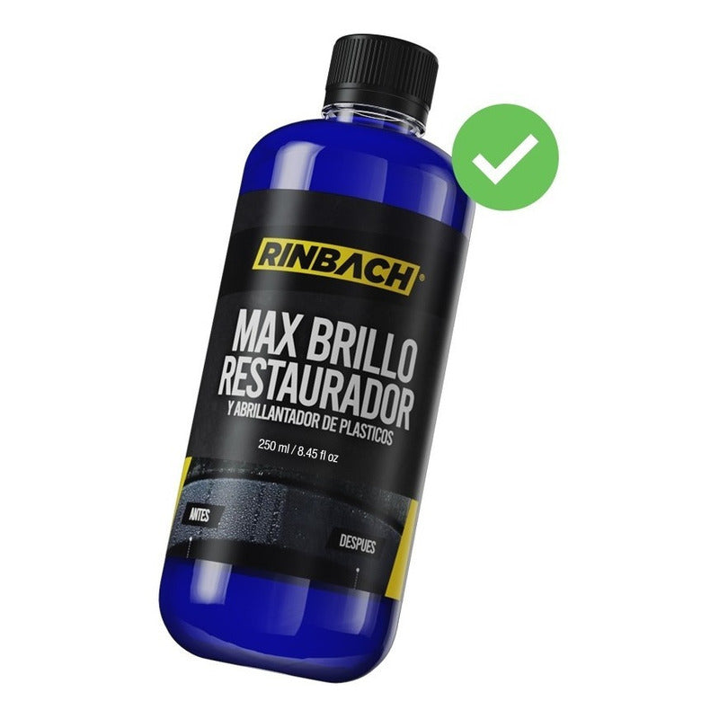 Abrillantador Y Restaurador Plásticos Rinbach® 250ml Envío