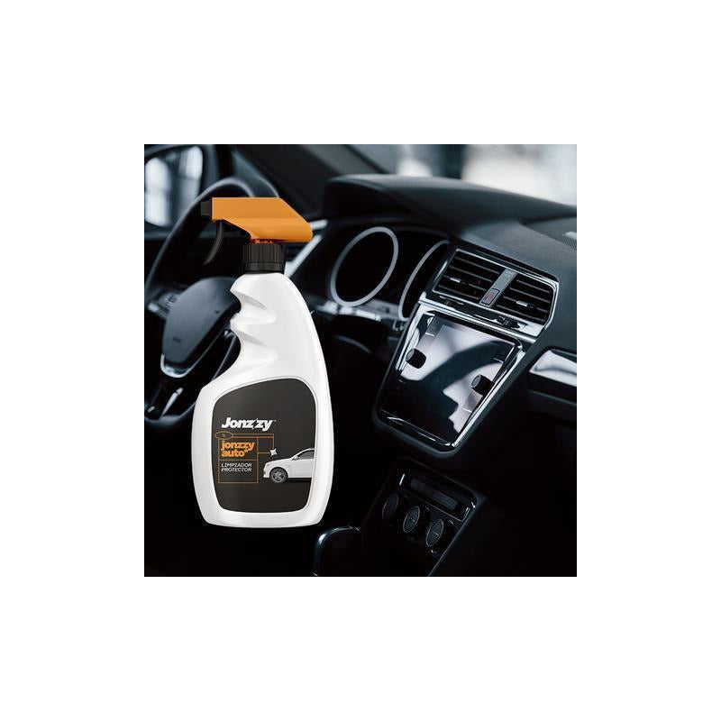 Kit 10 Limpiador Protector Abrillantador Auto Premium 1l