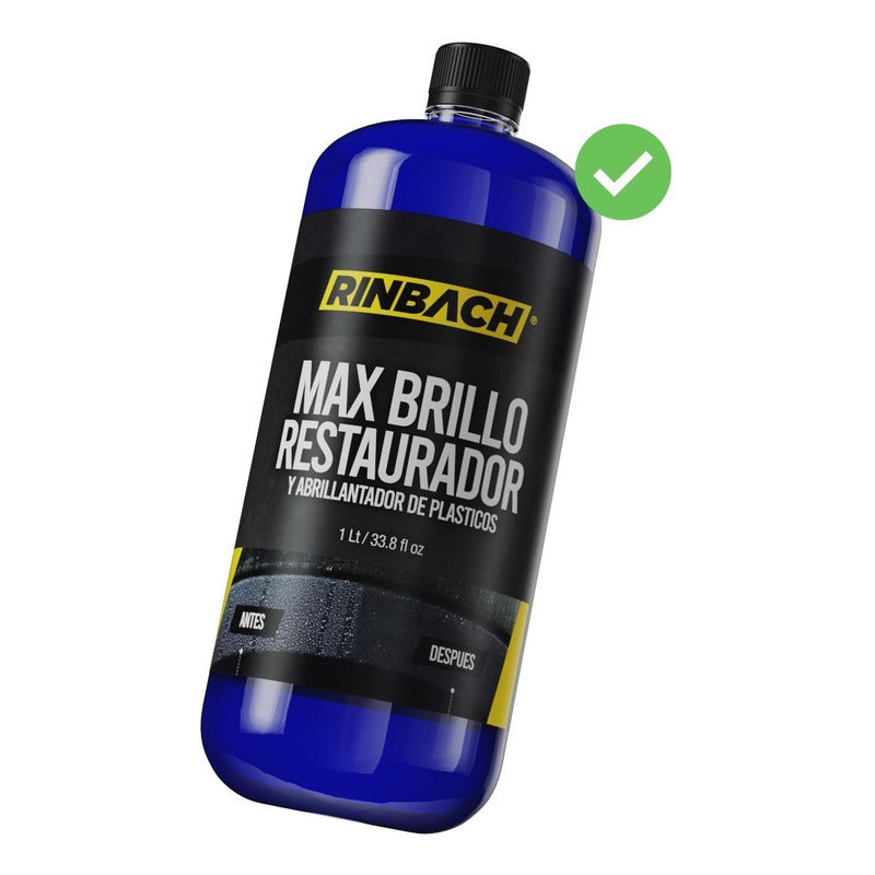 Abrillantador Y Restaurador Plásticos Rinbach® 1lt Envío