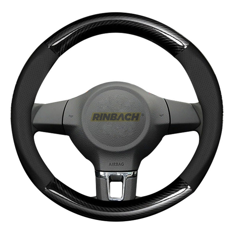 Cubre Volante Funda Fibra Carbono Ford Ikon 2015