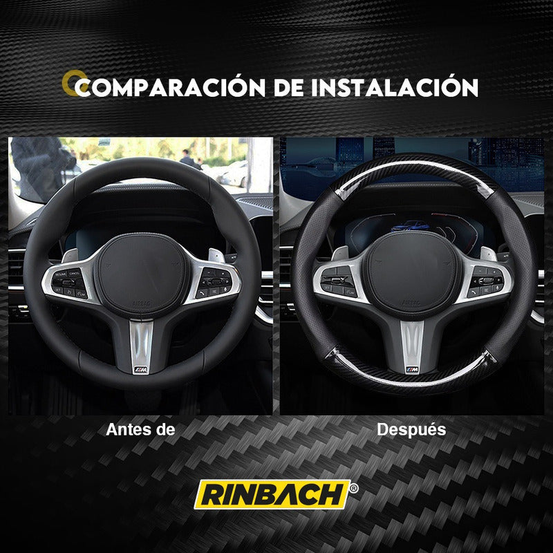 Cubre Volante Funda Fibra Carbono Vw Jetta Clásico 2012