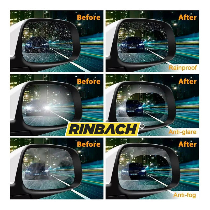 Mica Antiempañamiento Espejo Nissan Sentra 2018 4pzs