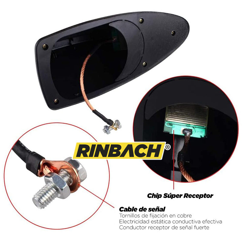Antena Aleta Tiburon Radio Para Ford Focus 2005 A 2008