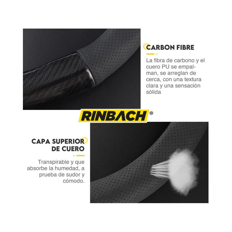 Cubre Volante Funda Fibra Carbono Chevrolet Corsa 2007