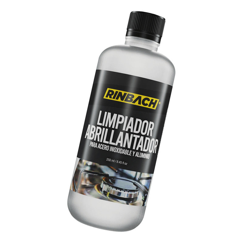 Limpiador Abrillantador De Acero Inoxidable 250ml Rinbach®