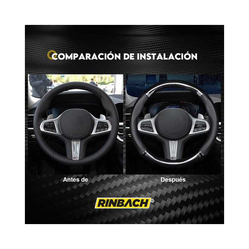 Cubre Volante Funda Fibra Carbono Mercedes Benz E350 2011
