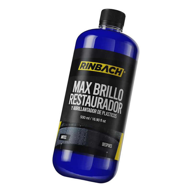 Abrillantador Y Restaurador Plásticos Rinbach® 500ml Envío