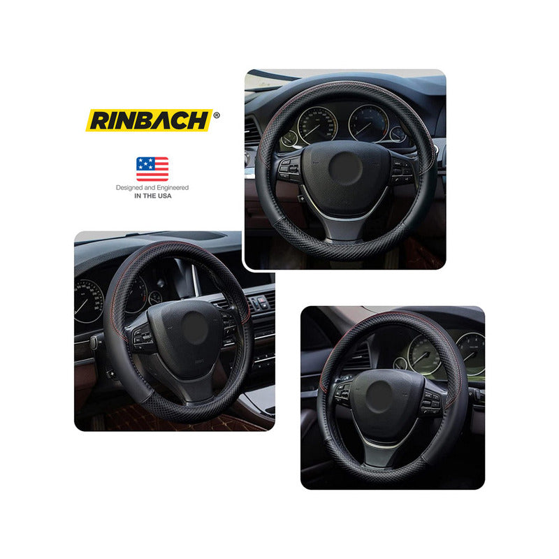 Cubre Volante Funda Redblack Dodge Attitu2017 Premium