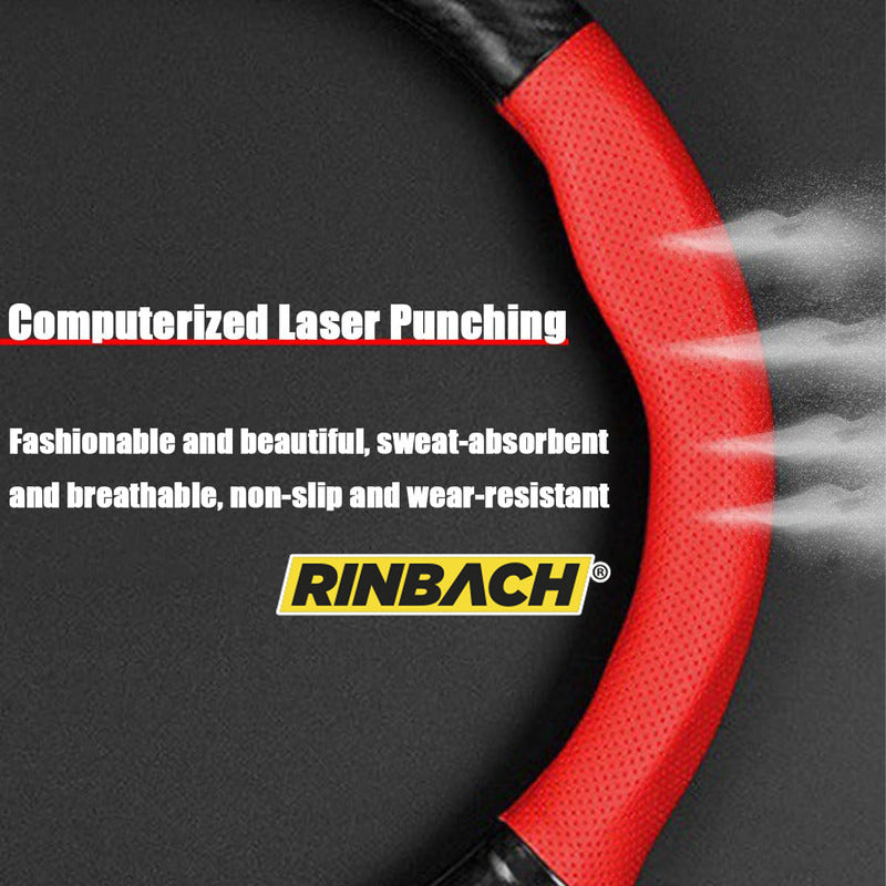 Cubre Volante Funda Red Fibra Carbono Bmw 118i 2014