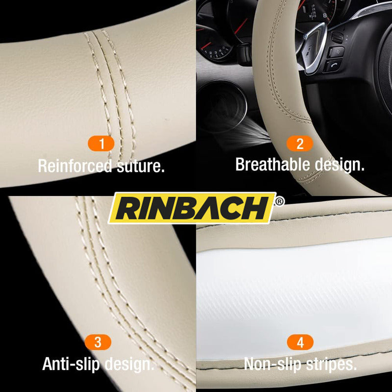 Cubre Volante Funda Beige Nissan Tiida 2018 Premium