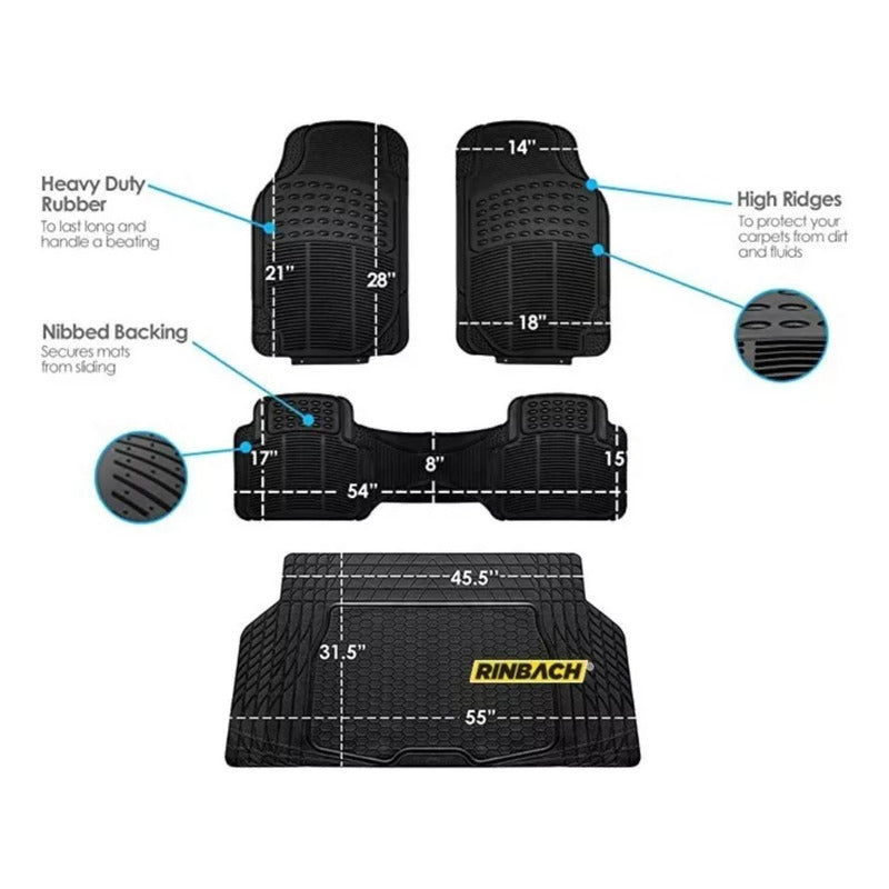Kit Tapetes + Cajuela Uso Rudo Toyota Rav4 2017