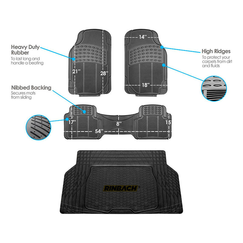 Kit Tapetes + Cajuela Dongfeng Ex1 2023 Gris Rinbach®