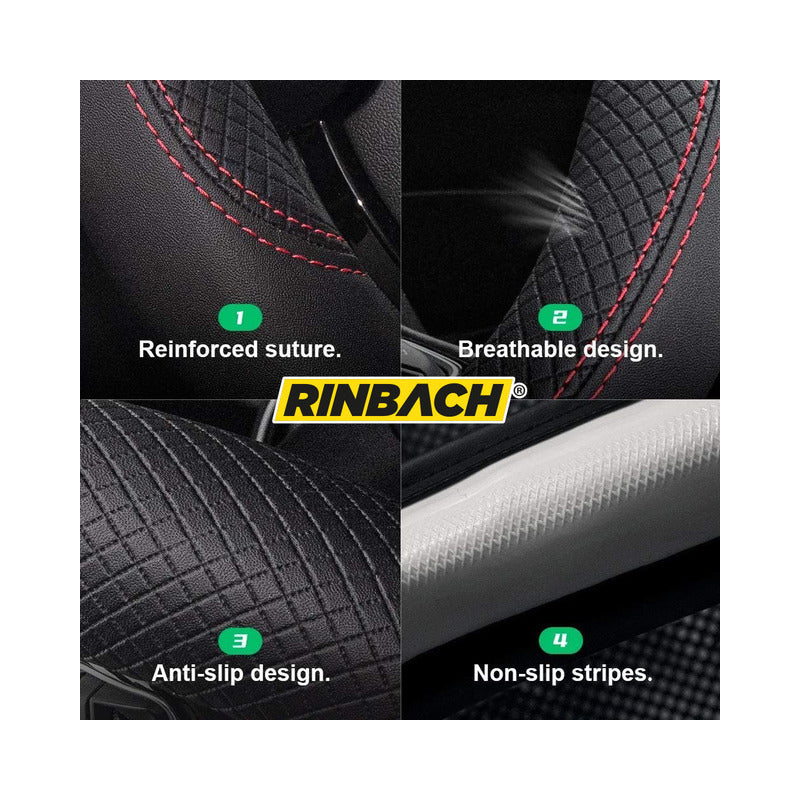 Cubre Volante Funda Redblack Ford Focus Hb 2013 Premium