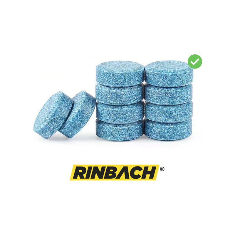 Kit 100 Pastillas Limpiaparabrisas Vidrio Cristal Rinbach®
