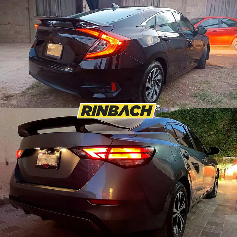 Aleron Tuning Cola Pato Negro Para Honda Civic 2023