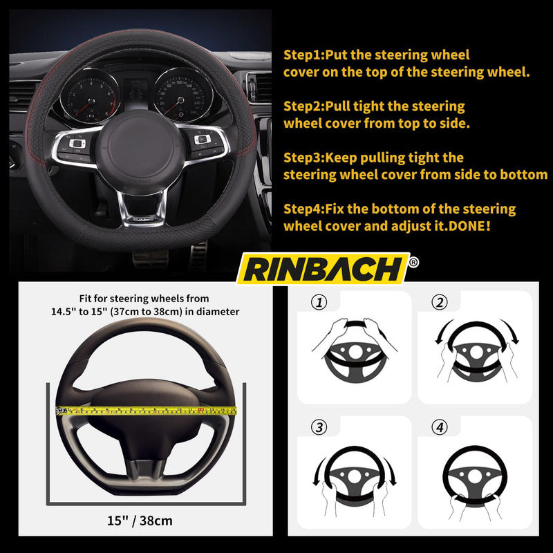 Cubre Volante Funda Forma D Nissan Kicks 2019 Premium