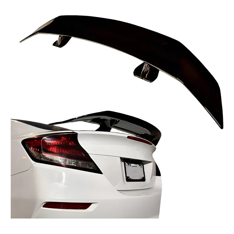 Aleron Tuning Cola Pato Negro Para Honda Civic 2013