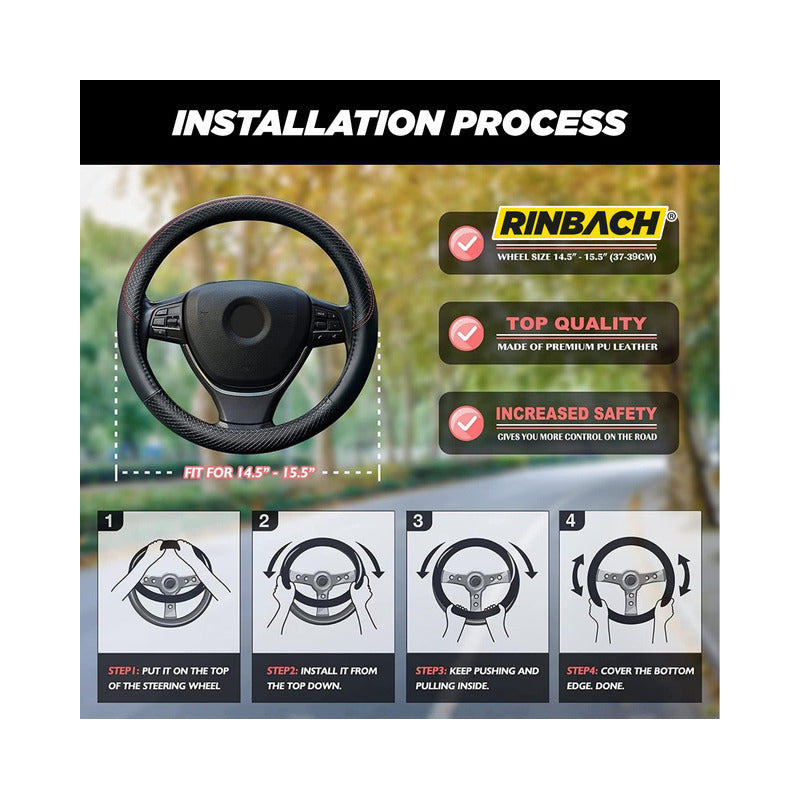 Cubre Volante Funda Redblack Acura Ilx 2019 Premium